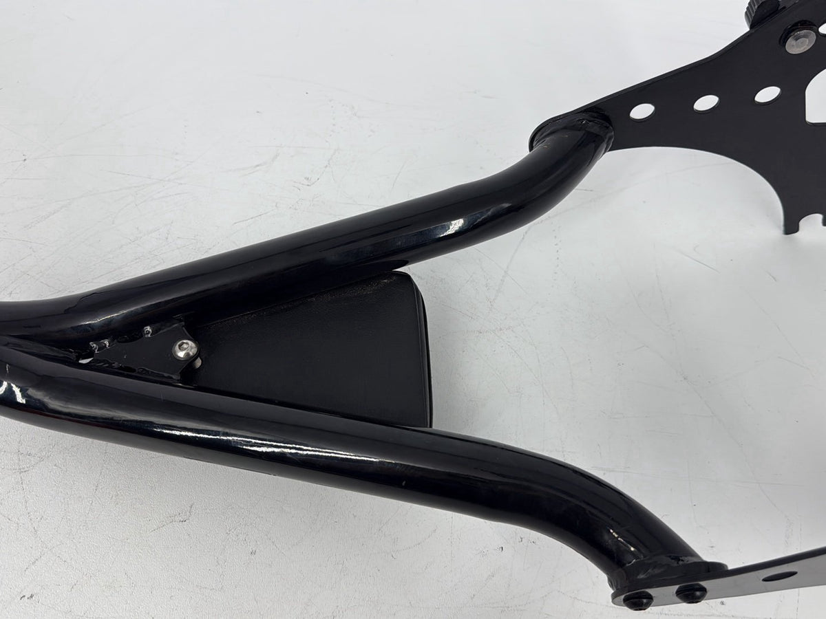 05 Harley Sportster XL883C 883 Custom OEM Rear Sissy Bar w/ Backrest Cushion Pad