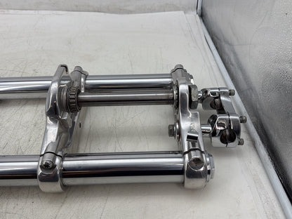 2007 Harley Dyna Street Bob FXDBI OEM Front Triple Tree Set & LH RH Fork Legs Sliders