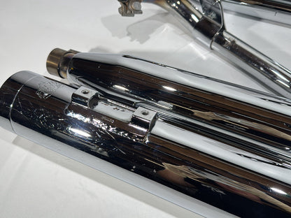 2014 Harley Electra Glide Touring CVO Screamin Eagle OEM Exhaust Header Pipes Muffler Vance & Hines