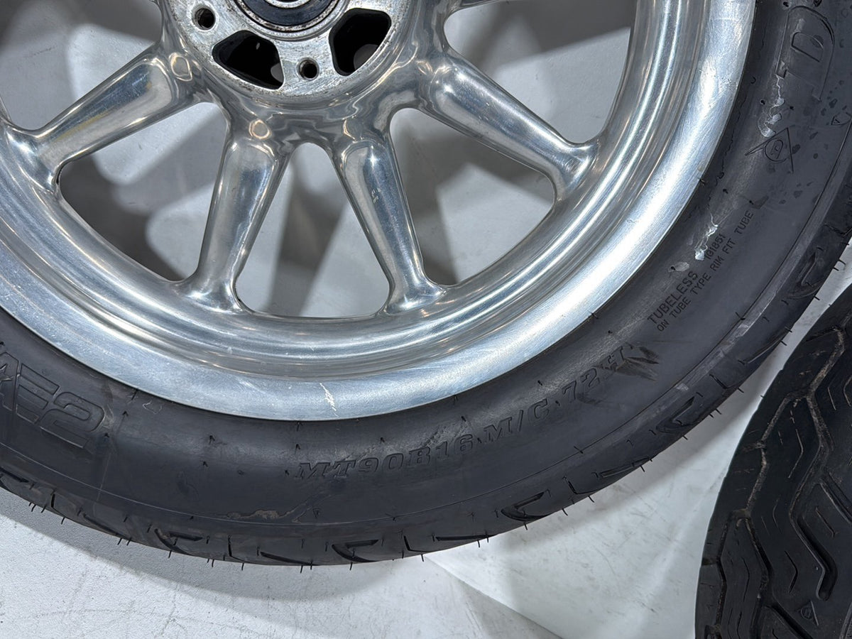 2006 Harley Electra Glide Touring Ultra OEM Front & Rear Wheel Rim Tire 16"