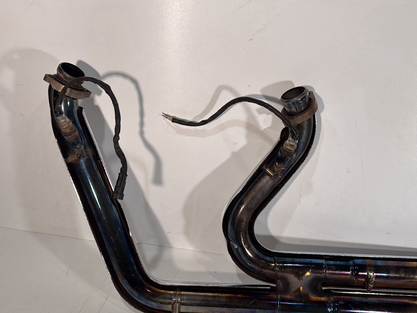 2007 - 2017 Harley-Davidson Dyna Super Glide Custom Exhaust Header Pipes Vance & Hines 65631-06