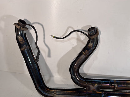 2007 - 2017 Harley-Davidson Dyna Super Glide Custom Exhaust Header Pipes Vance & Hines 65631-06