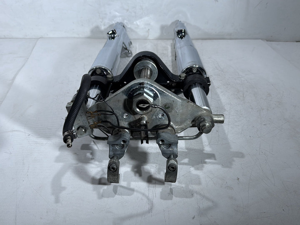 1992 Harley Electra Touring Front Triple Tree Set & LH RH Fork Legs Sliders