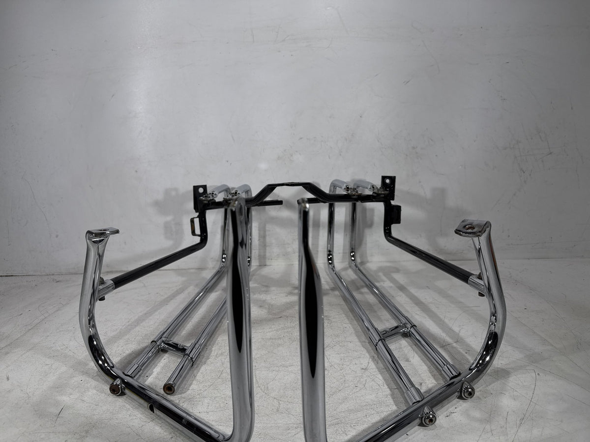 2009 Harley Electra Glide Touring OEM Rear Left Right Saddlebag Guard Rails Bar