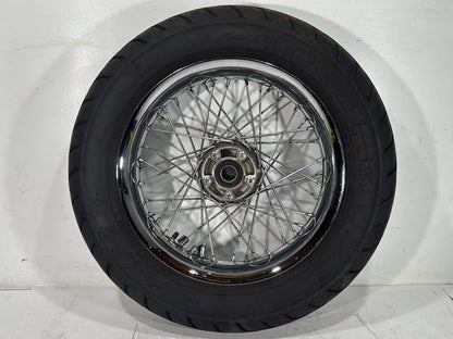 2005 Harley Electra Glide Touring Ultra FLHTCUI OEM Front Wheel Rim Tire Spoked