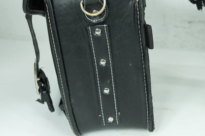 2012 - 2026 Harley-Davidson Sportster Iron 883 Rear Left Right Saddlebags Luggage Leather QINGROCK