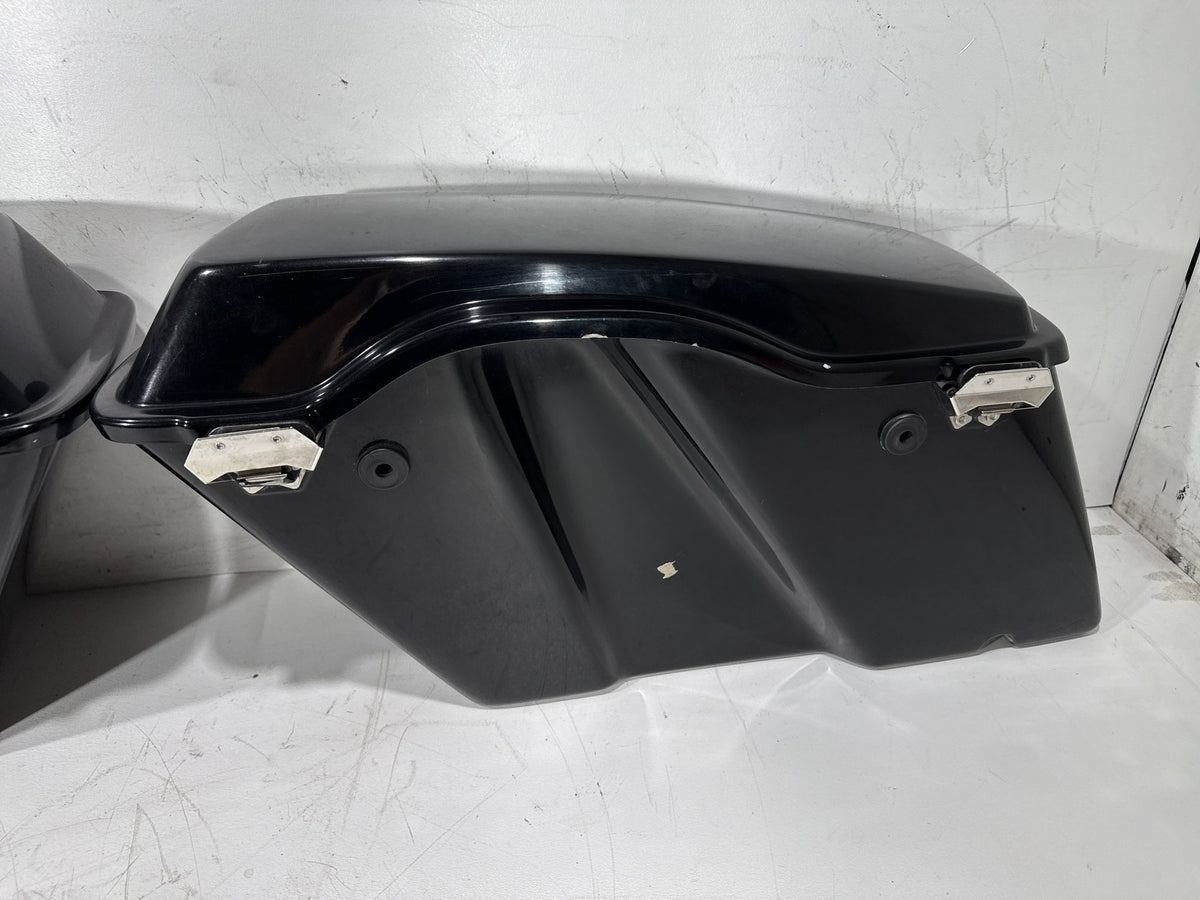 2002 Harley Electra Glide Touring FLHT OEM Left Right Saddlebags Luggage NOKey