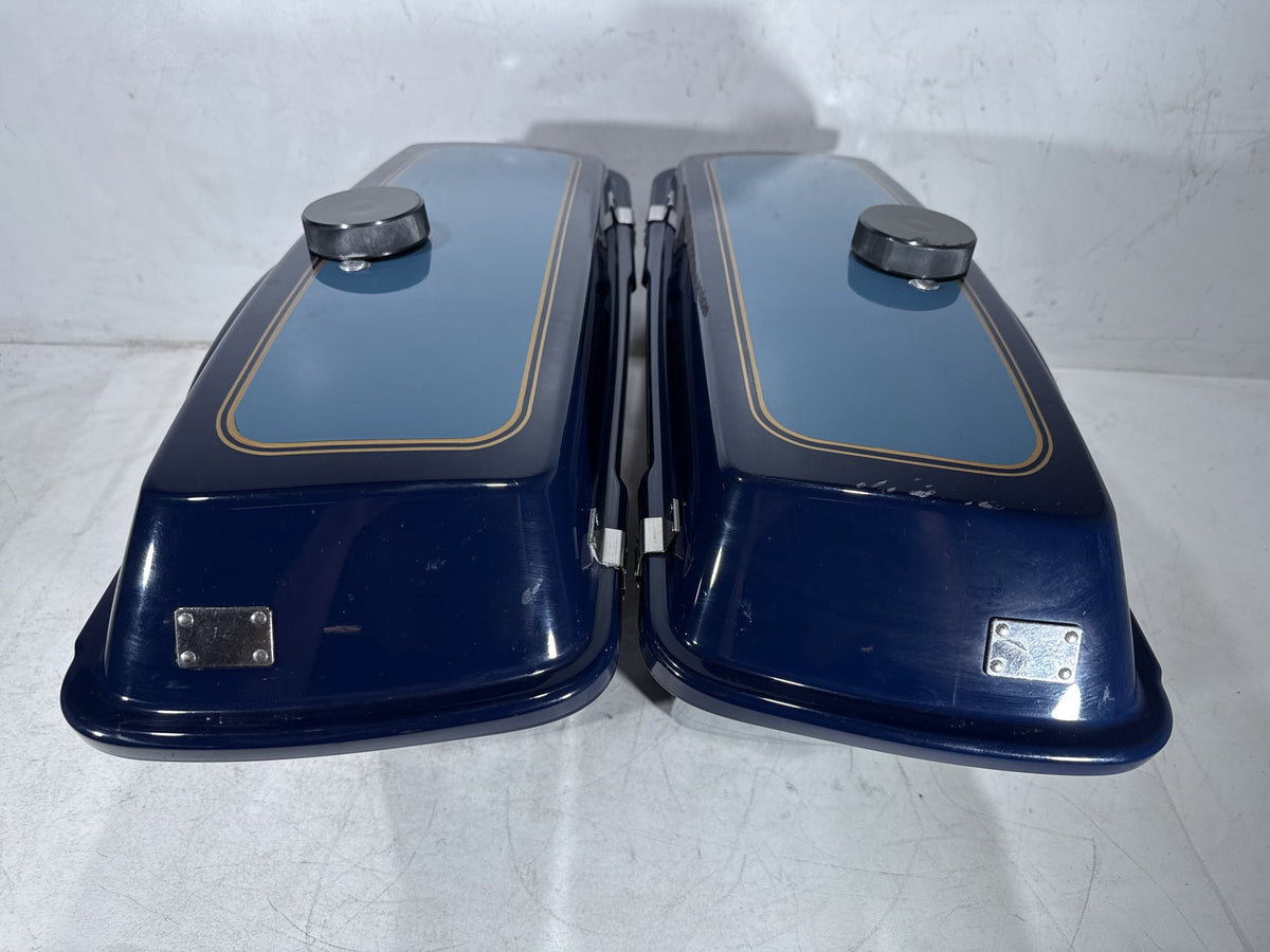 2011 Harley Electra Glide Touring Police OEM Left Right Saddlebags Luggage NOKey