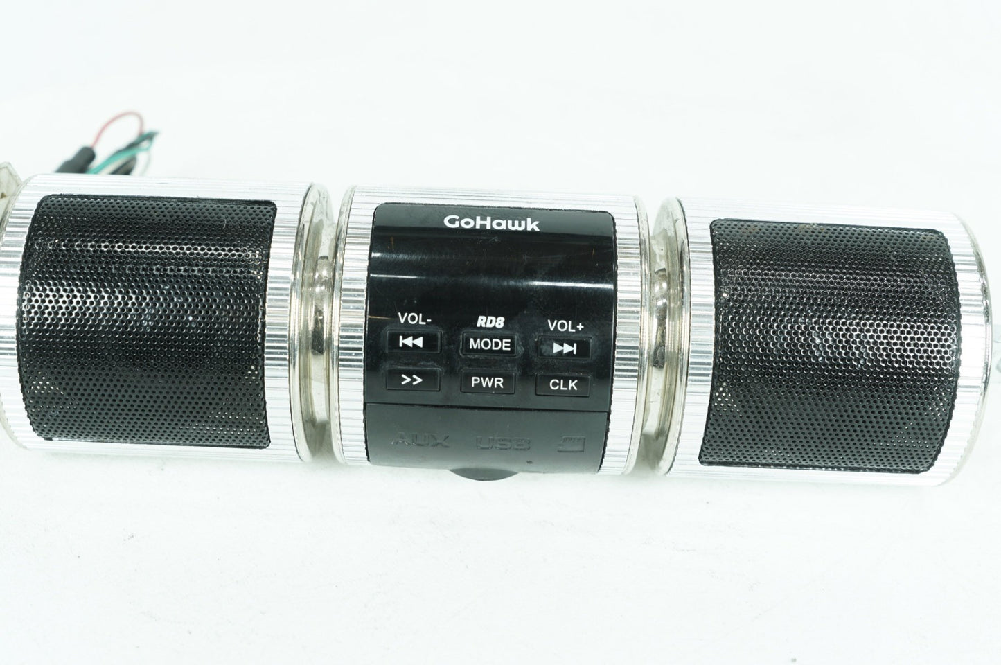1999 - 2006 Harley-Davidson Softail Heritage Classic Front 1 Sound Audio Speaker GoHawk RD8 Amplified Soundbar