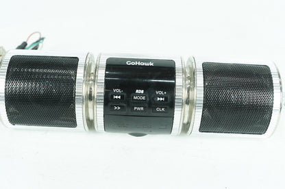 1999 - 2006 Harley-Davidson Softail Heritage Classic Front 1 Sound Audio Speaker GoHawk RD8 Amplified Soundbar