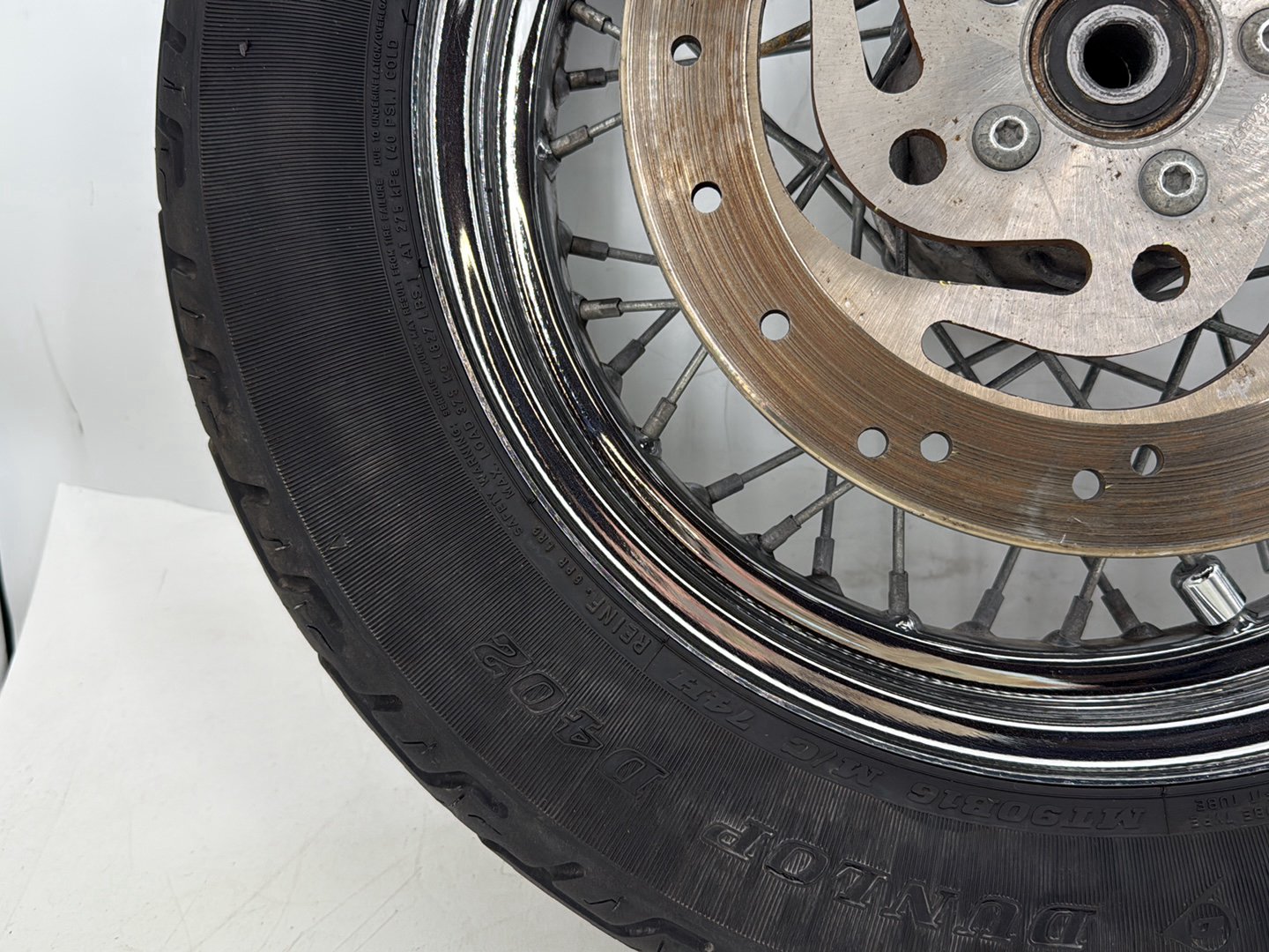 2000 Harley Softail FLSTC Heritage Classic OEM Rear Wheel Rim Tire Spoked