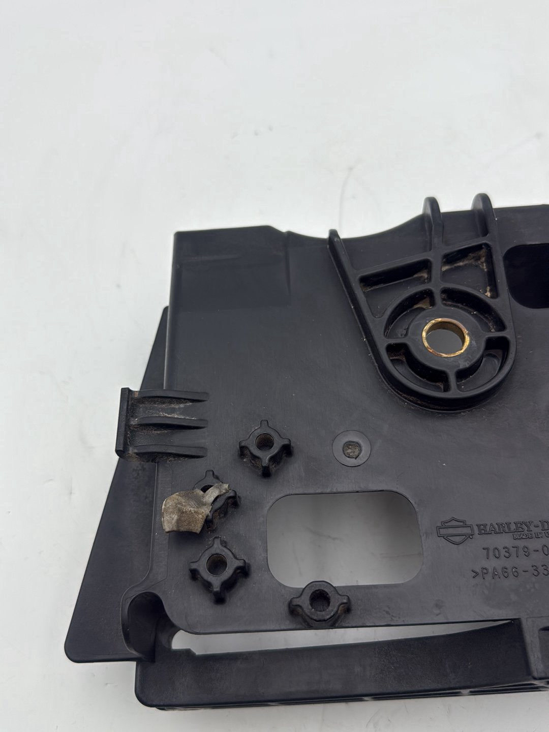 2007 - 2012 Harley-Davidson Dyna Street Bob Battery Tray Bracket Holder Carrier  	70379-06