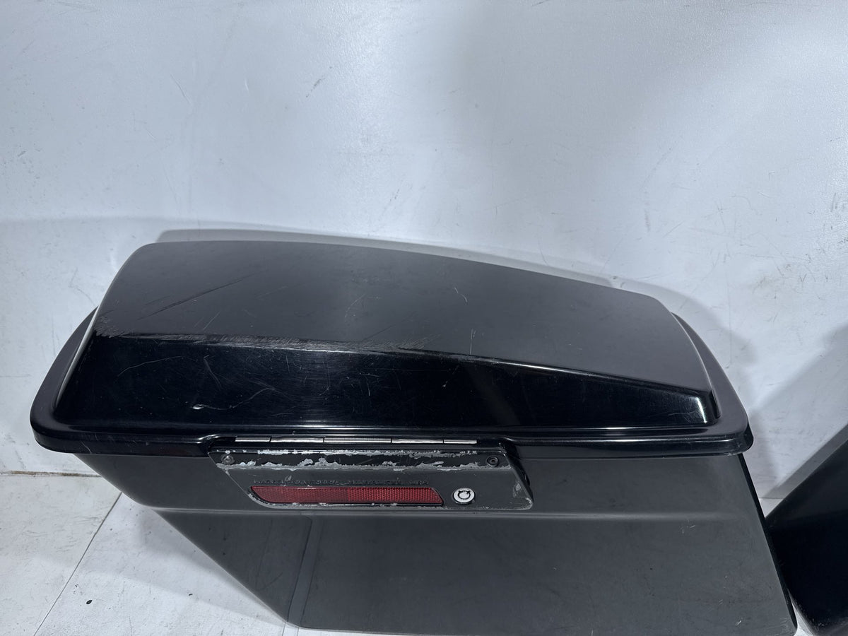 2013 Harley Street Glide Touring FLHX OEM Left Right Saddlebags Luggage NOKey