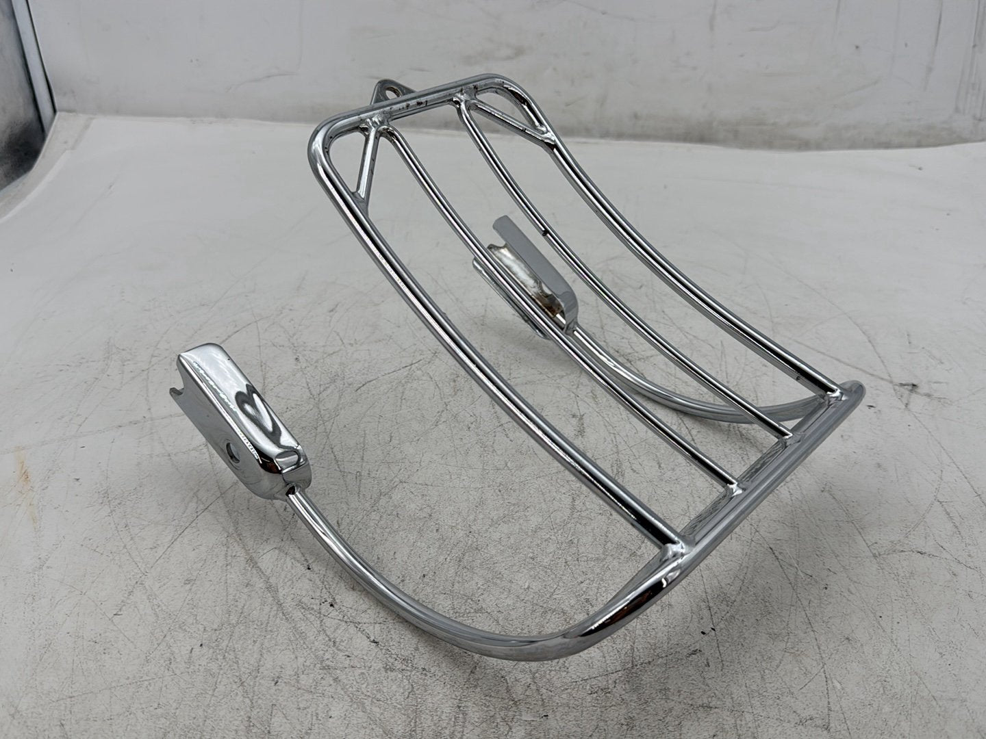 2003 Harley Dyna Wide Glide FXDWG OEM Rear Back Luggage Rack Storage Baggage Bar