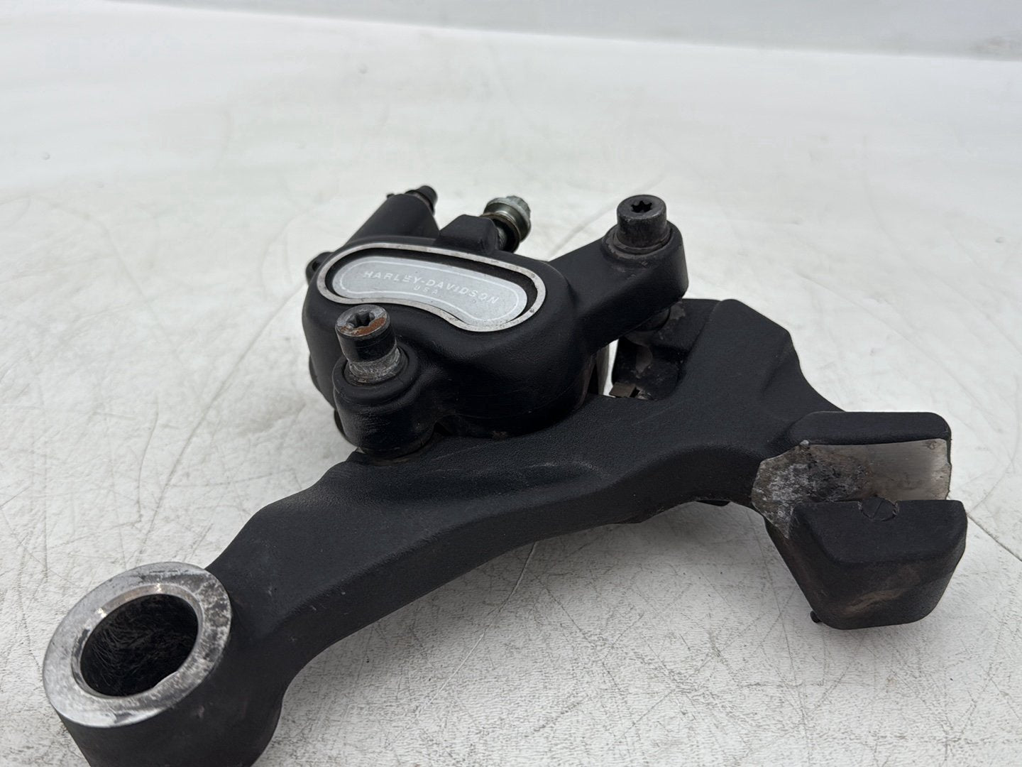 2008 Harley Dyna FXDL Low Rider Anniversary OEM Rear Back Brake Caliper w/ Bracket