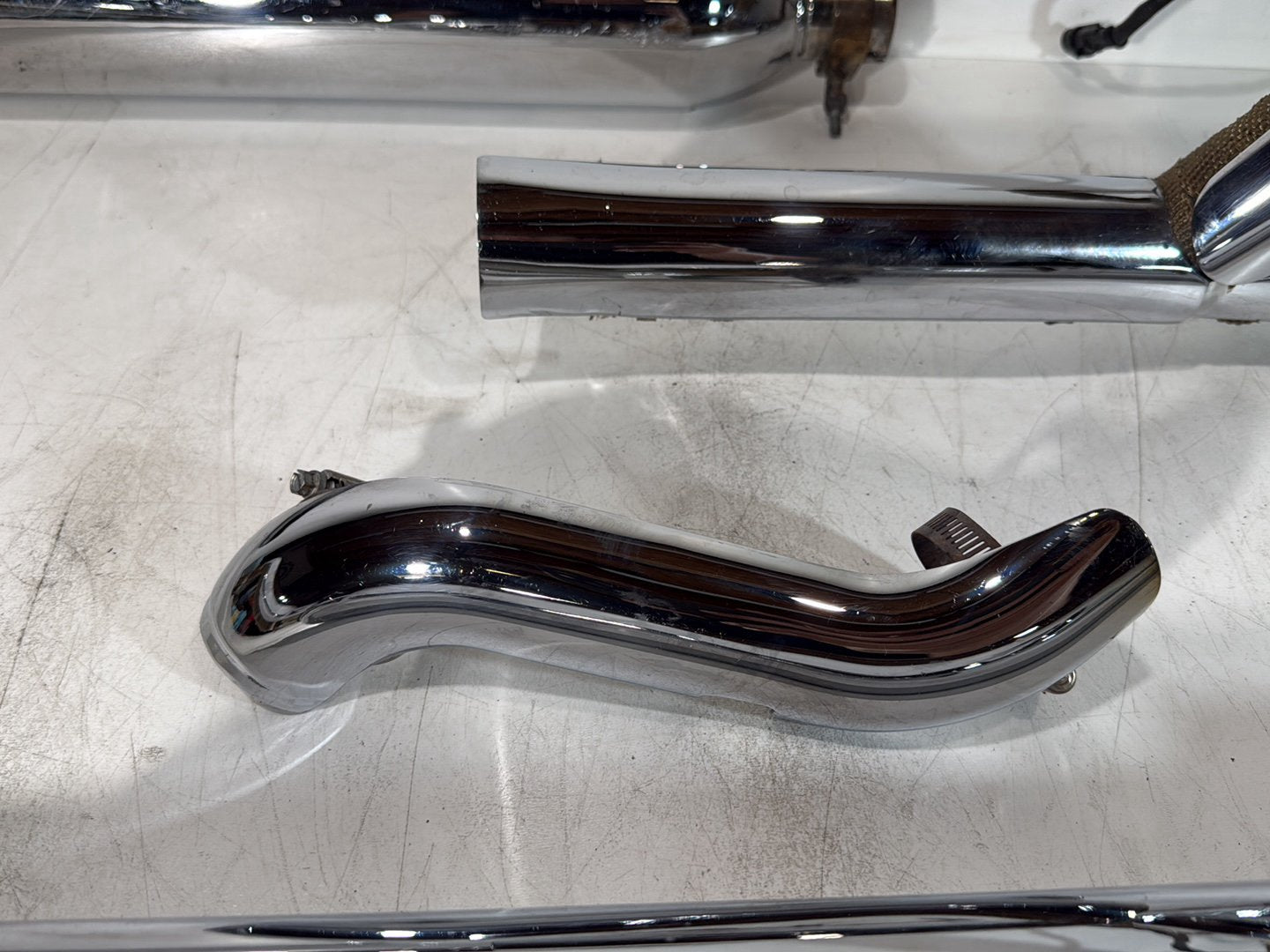 2008 Harley Touring Electra Glide Ultra OEM Exhaust Header Pipes Muffler COBRA