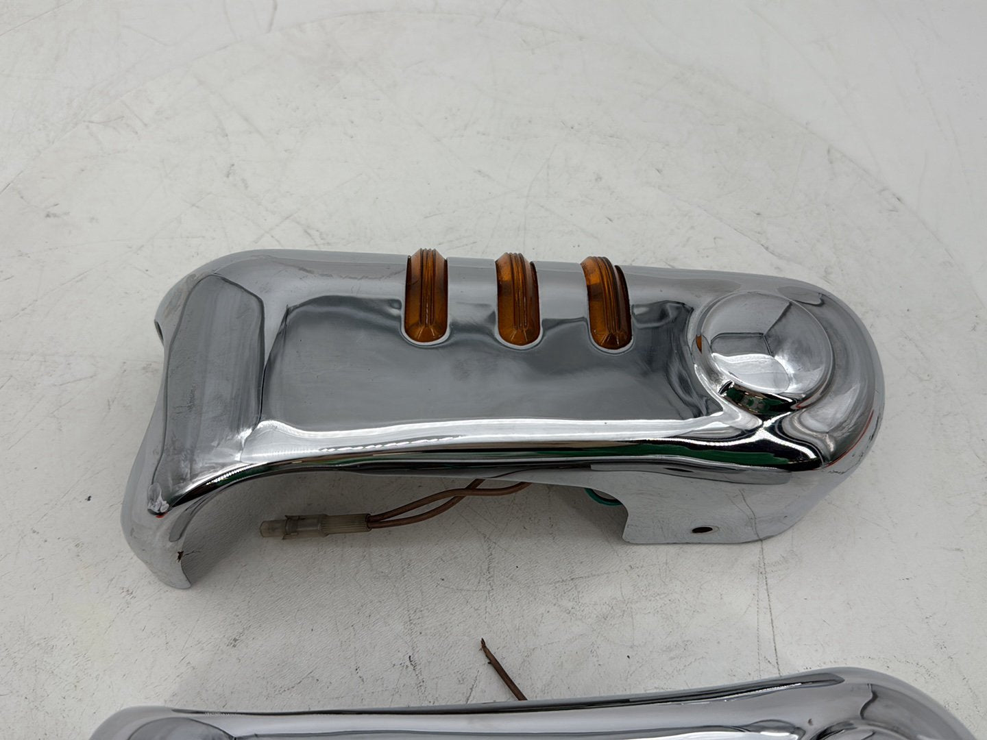 95 Harley Electra Touring Classic Front Left Right Fork Tube Slider Guard Covers