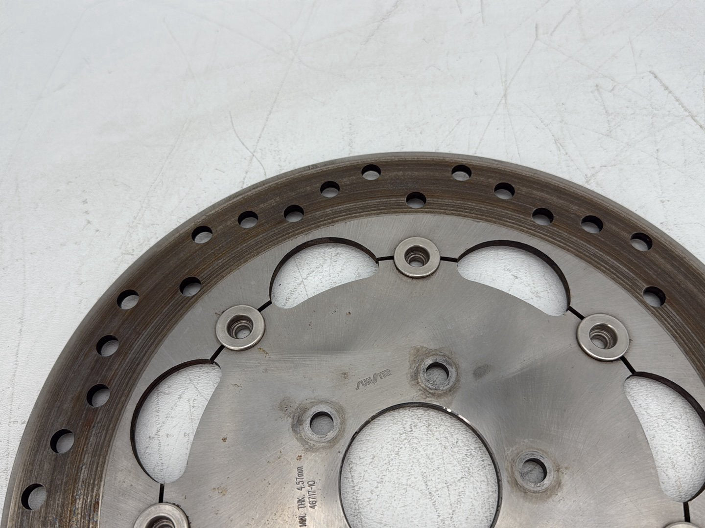 2010 Harley Dyna Fat Bob FXDF OEM Front Brake Rotors Disc Pair