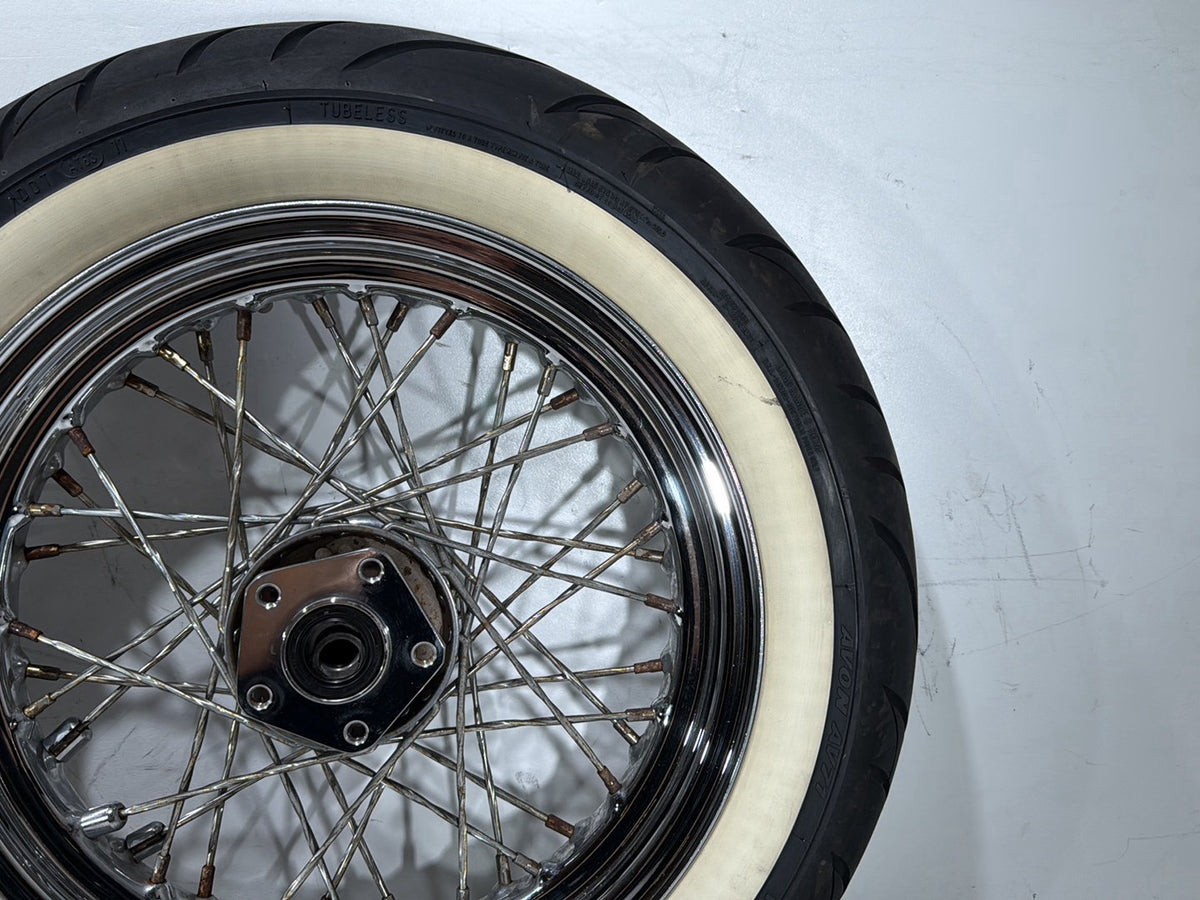 1990 Harley Electra Glide Touring Front Rear Wheel Rim Tire Spoked MT90B16 16"