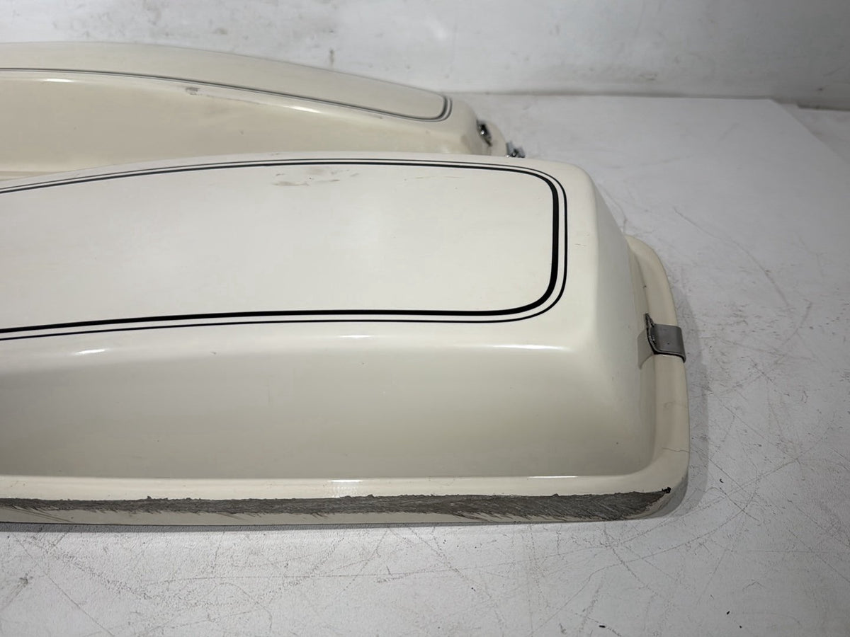 1992 Harley Electra Glide Touring Classic Left & Right Saddlebag Lid Cover Caps