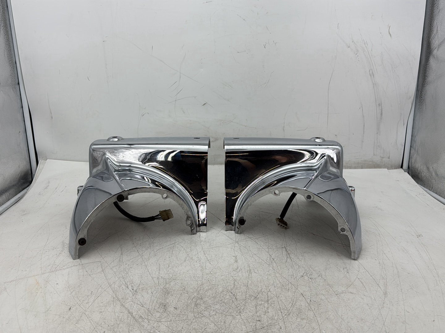1995 Harley Road King Touring FLHR OEM Left & Right Headlamp Nacelle Covers