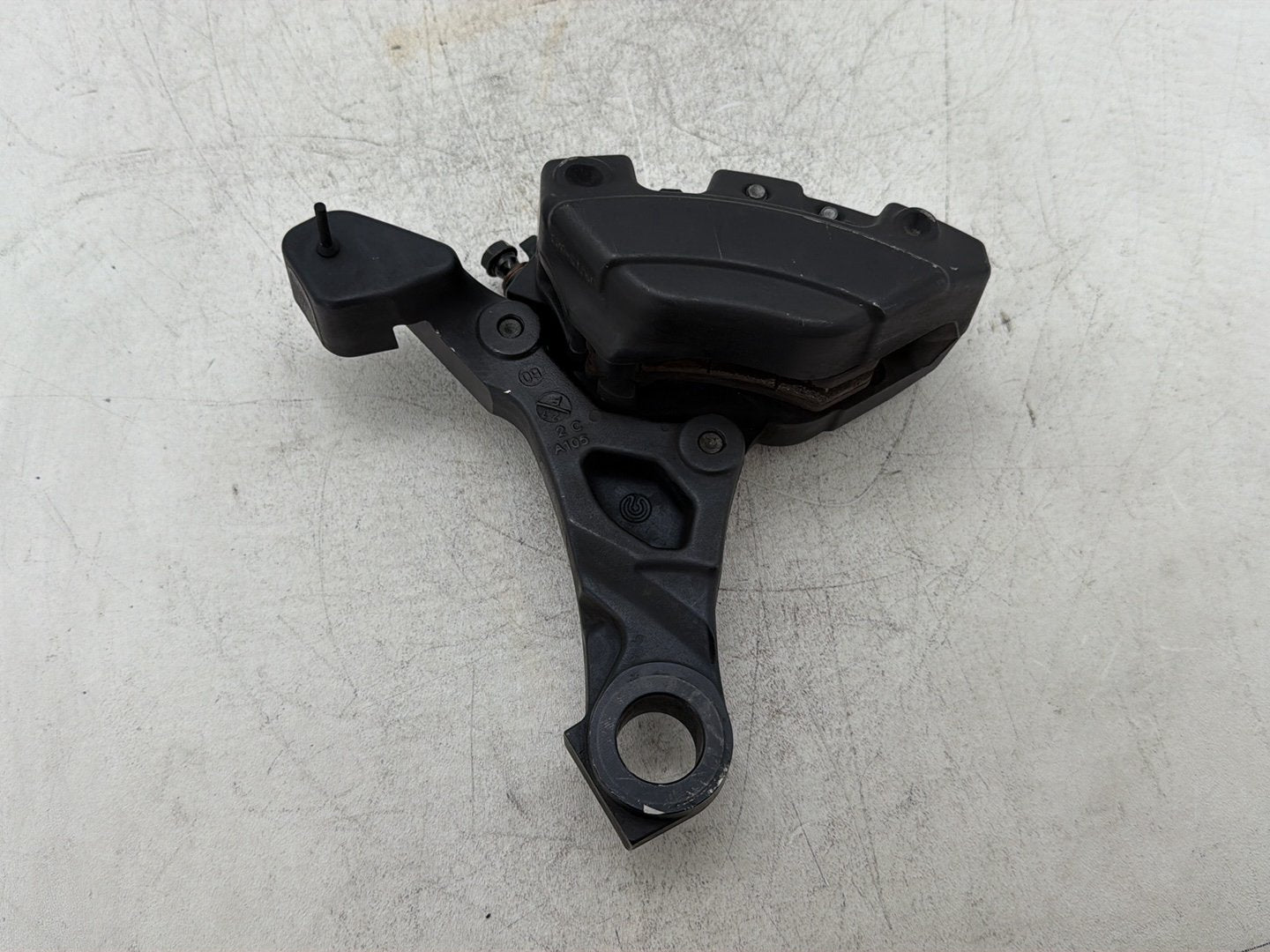 2010 Harley Electra Glide Touring FLHTCU OEM Rear Back Brake Caliper w/ Bracket