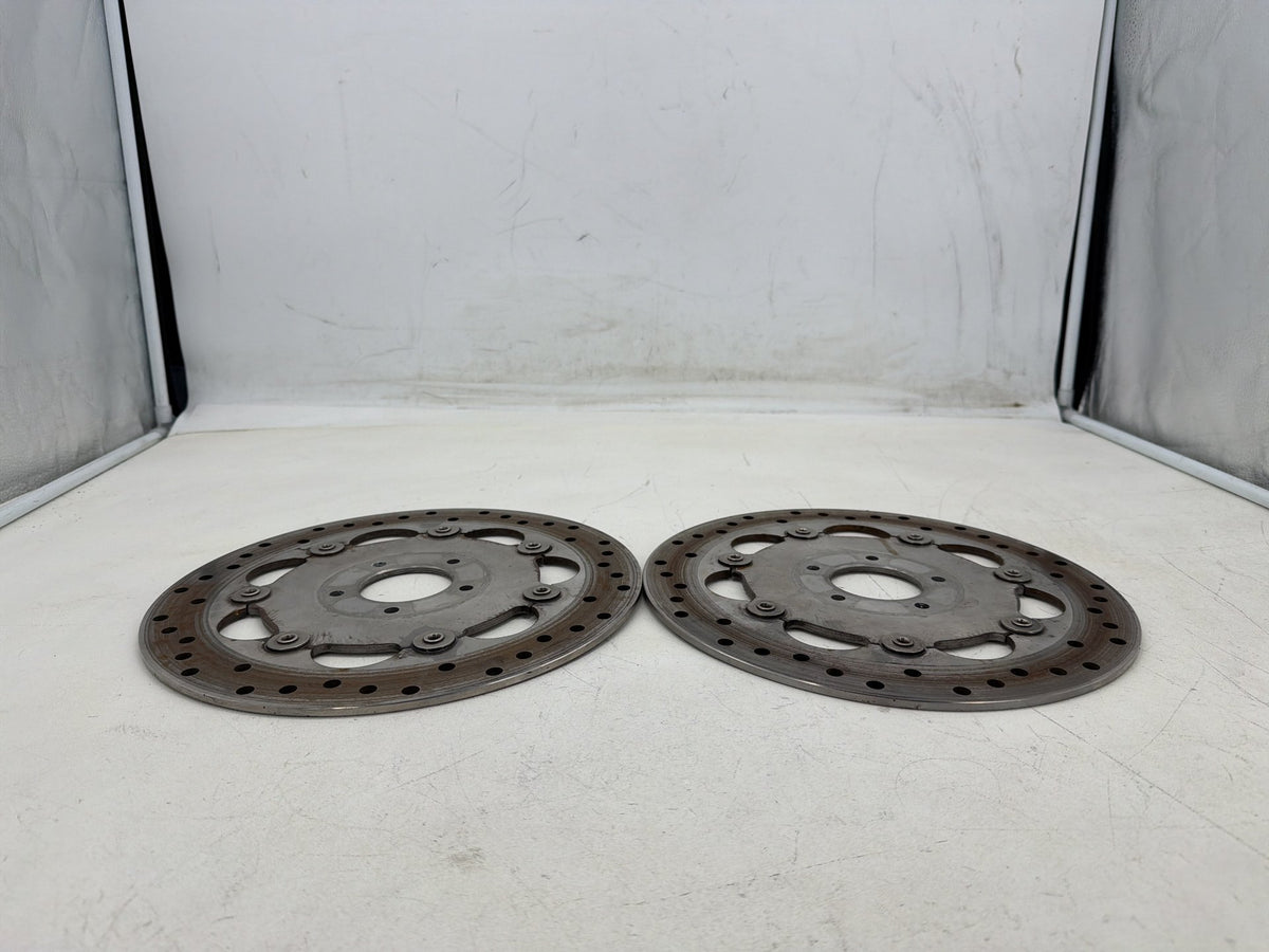 2016 Harley Dyna Fat Bob FXDF 103 OEM Front Brake Rotors Disc Pair