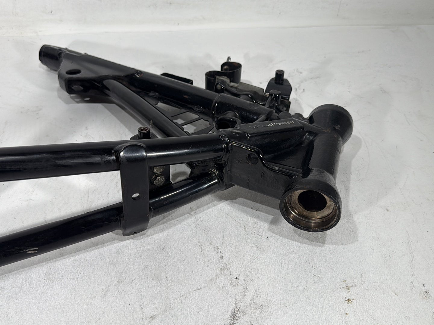 1997 Harley Softail Fat Boy FLSTF OEM Upper Portion Main Frame Neck Cut Off SLVG