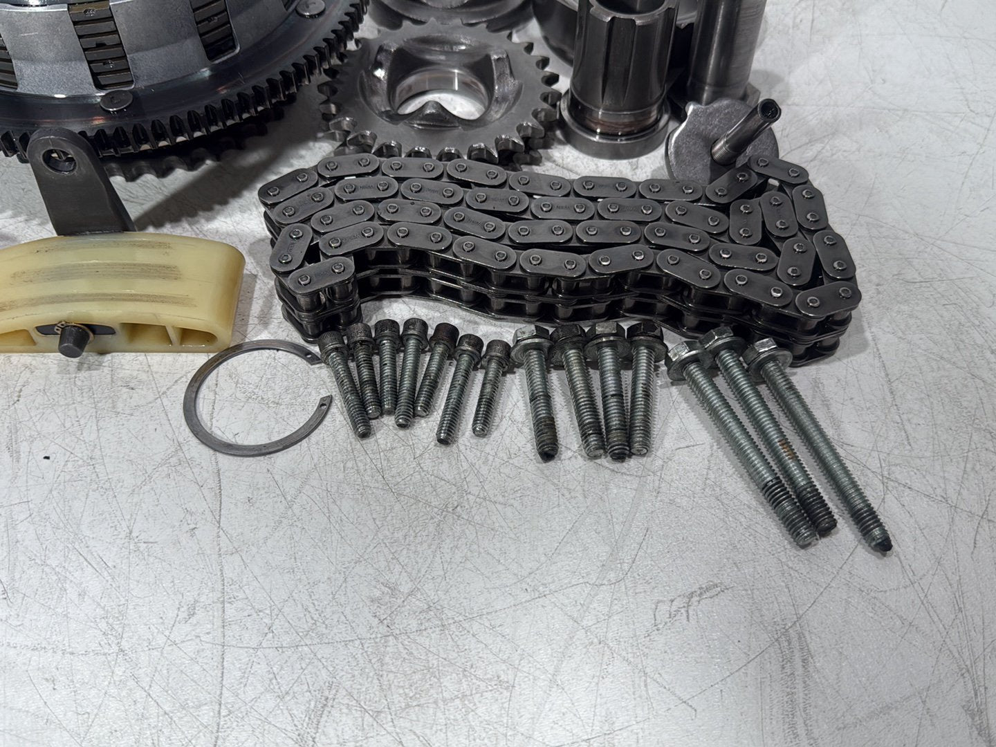 2006 Harley Touring FLHRI Road King OEM Clutch Basket Chain Tensioner Kit