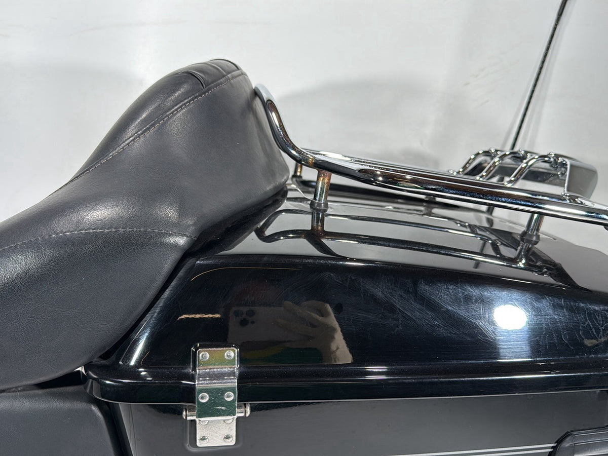 2008 Harley Touring Electra Glide Ultra OEM Pass Backrest Tour Pak Luggage NOKey