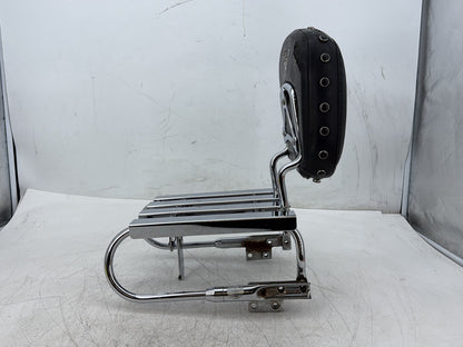 1995 Harley Road King Touring OEM Rear Sissy Bar w/ Backrest Cushion Pad TORN