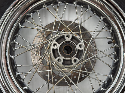 2012 Harley Dyna Super Glide Custom FXDCI OEM Rear Wheel Rim Tire Spoked