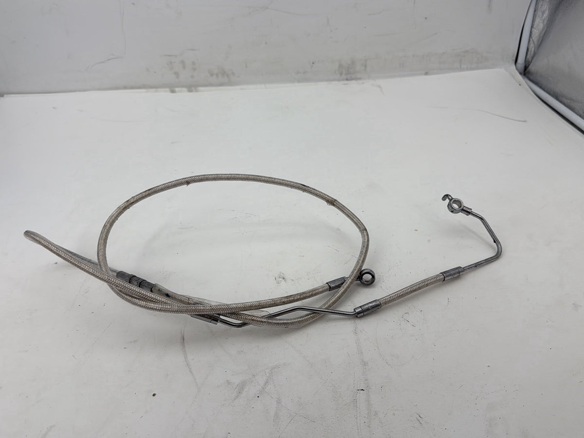 2011 Harley Road King Touring FLHRC Classic OEM Front Brake Hose Line Pipe ABS