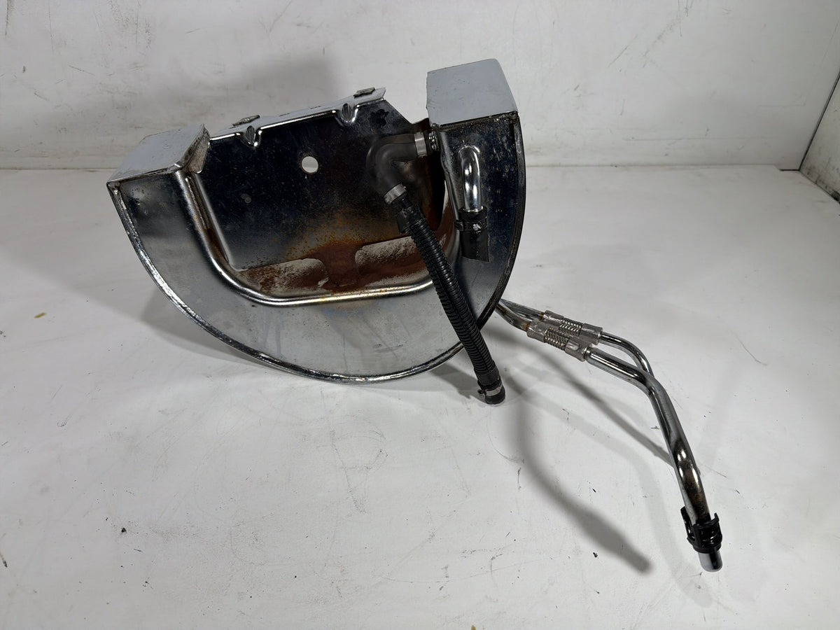 01 Harley Softail Deuce FXSTD OEM Oil Tank Reservoir Bottle Canister & Dipstick