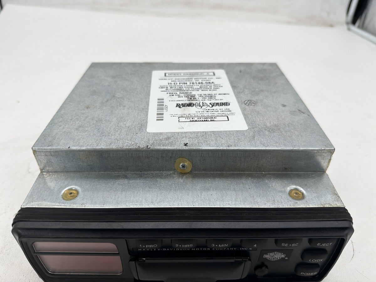 2002 Harley Electra Glide Touring OEM Radio AM FM Cassette Player Audio 76146-98
