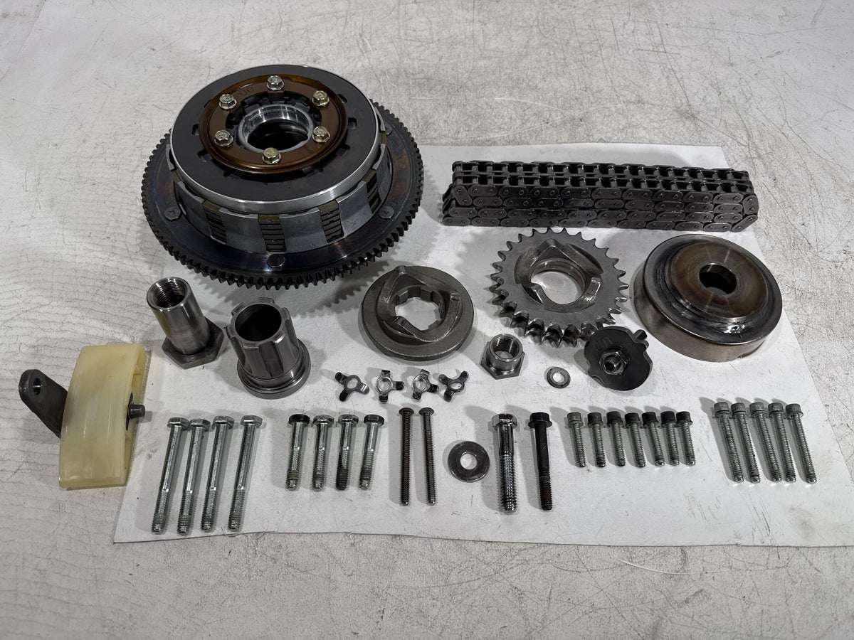 2001 Harley Fat Boy Softail FLSTF OEM Clutch Basket Chain Tensioner Kit
