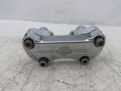 2000 Harley Softail FLSTC Heritage Classic OEM Front Handlebar Riser Top Clamp Chrome