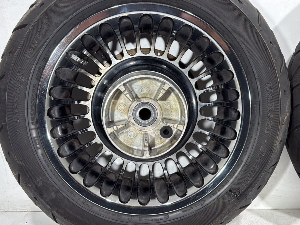 2010 Harley Electra Glide Touring Ultra OEM Front & Rear Wheel Rim Tire 16" 17"