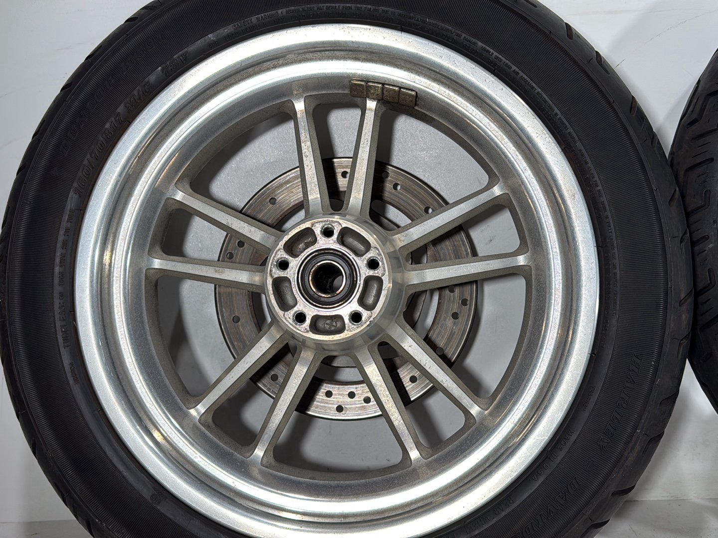 2006 Harley Dyna Super Glide Custom FXDCI OEM Front & Rear Wheel Rim Tire
