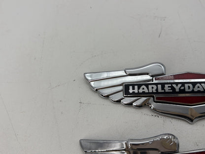 2008 Harley Softail Deluxe FLSTN OEM Fuel Tank Badges Trim Logo Sticker