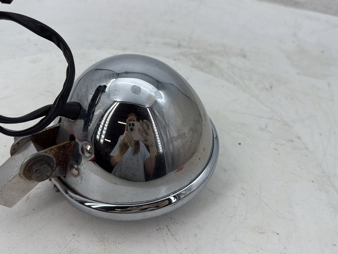 2006 Harley Dyna Super Glide Custom FXDCI OEM Headlight Headlamp Head Lamp Light LED