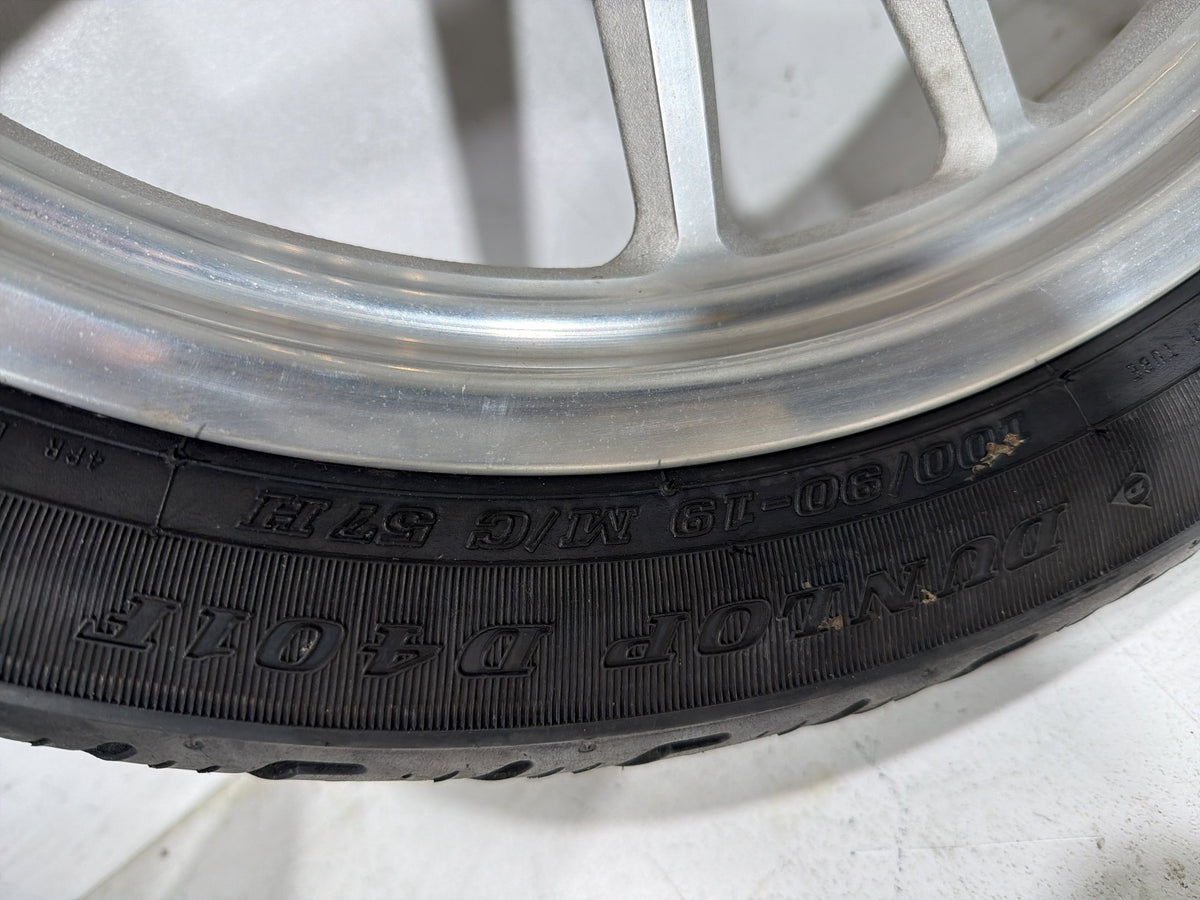 2007 Harley Dyna Super Glide FXD OEM Front & Rear Wheel Rim Tire 17" 19"