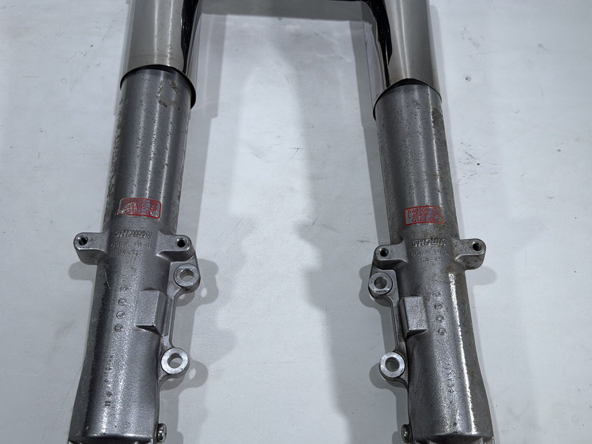 2010 Harley Touring Electra OEM Front Triple Tree Set & LH RH Fork Legs Sliders
