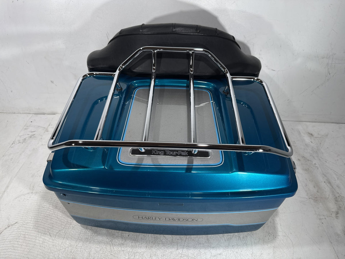 1995 Harley Electra Glide Touring FLHT OEM Pass Backrest Tour Pak Luggage NOKey