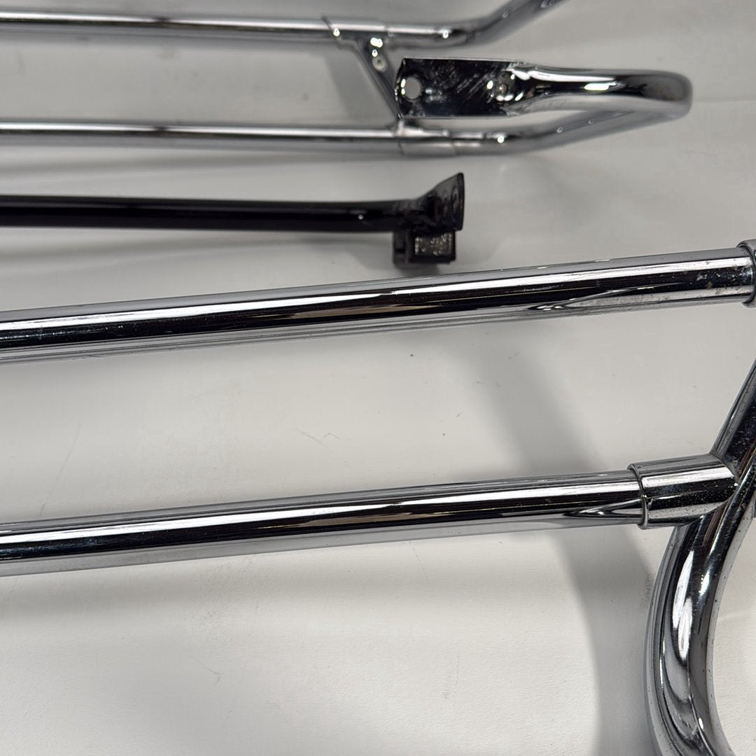 1984 - 1998 Harley-Davidson Touring Road King Police Rear Left Right Saddlebag Guard Rails Bar  	49194-85