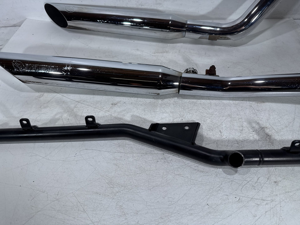 04 Harley Heritage Softail Classic FLSTCI Exhaust Header Pipes Muffler S & S