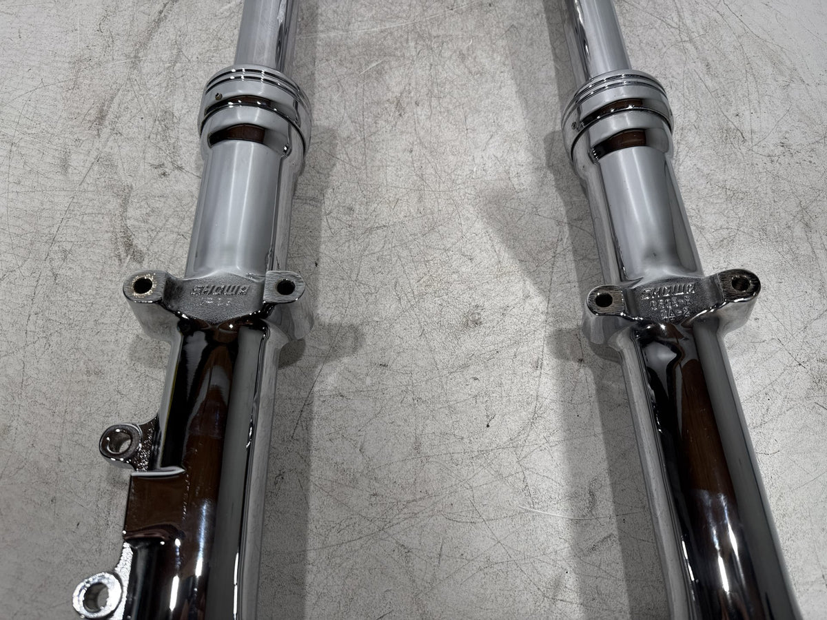 2002 Harley Dyna Wide Glide FXDWG OEM Front Left & Right Fork Legs Sliders