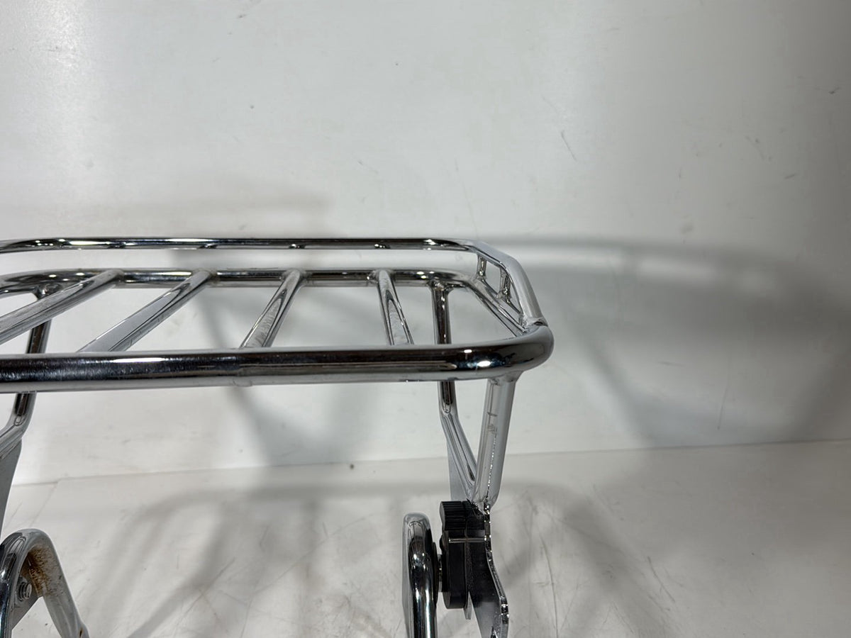 08 Harley Touring Electra Glide Ultra Rear Back Luggage Rack Storage Baggage Bar