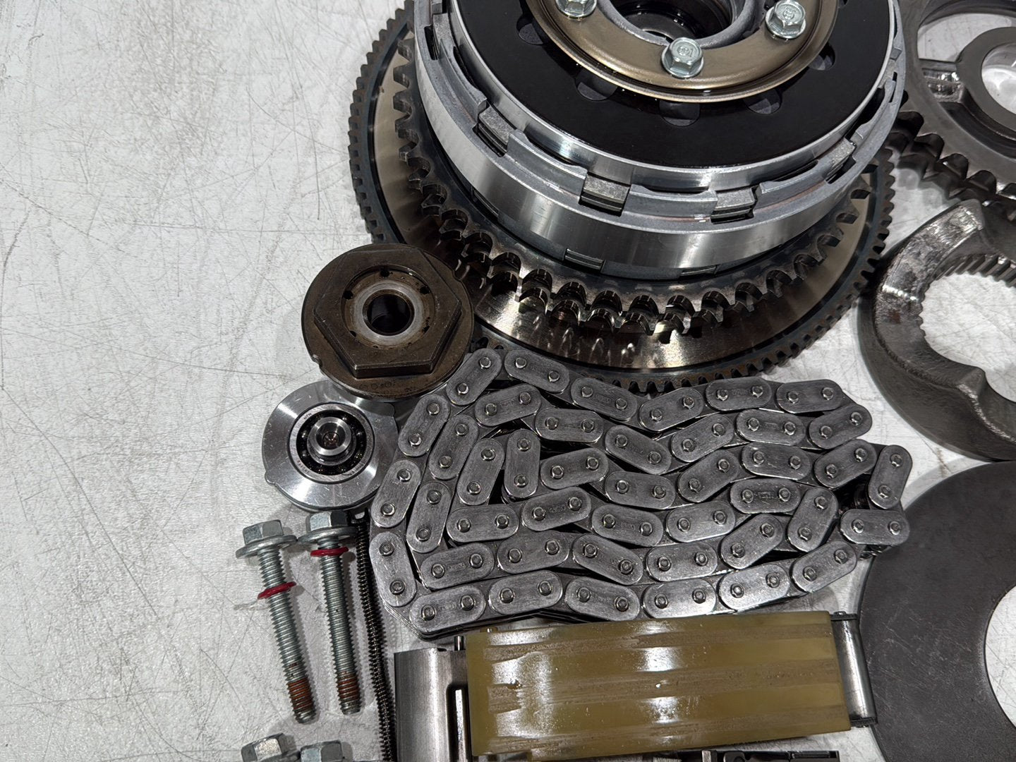 2015 Harley Touring FLHXS Street Glide OEM Clutch Basket Chain Tensioner Kit