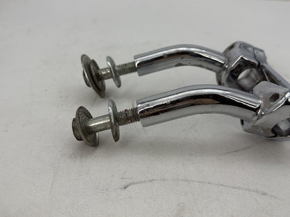 1998 Harley Road King Touring FLHRCI Classic OEM Front Handlebar Riser Top Clamp Chrome